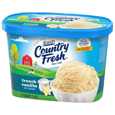 Deans Country Fresh Ice Cream French Vanilla 1.5 Quart Scround - 1.5 QT - Image 2