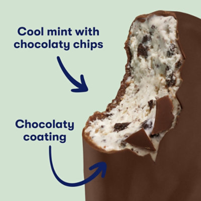 Tillamook Mint Chocolate Chip Ice Cream Bars, 4 Count, 12 Fz, Individually Wrapped - 4-3 FZ - Image 5