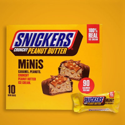 Snickers Ic Crm Bar Pb Crnchy Mini - 7.91 FZ - Image 4