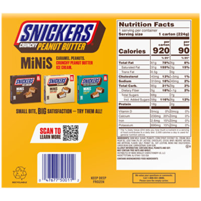Snickers Ic Crm Bar Pb Crnchy Mini - 7.91 FZ - Image 8