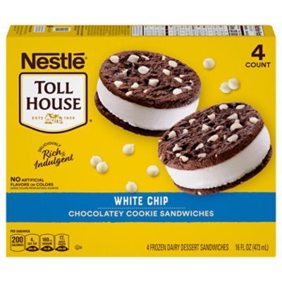 Tollhouse Premier White Chip Ice Cream - 16 FZ - Image 1