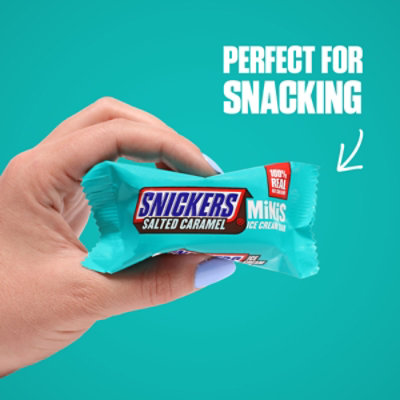 Snickers Minis Salted Caramel Ice Cream Bar Pack - 9.5 Oz - Image 7