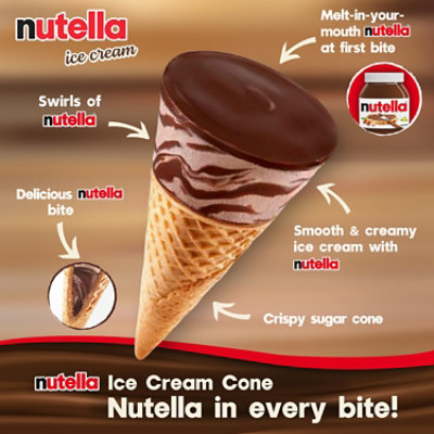 Ferrero Nutella Ice Cream Cone 4-3 Fz - 4-3.00 FZ - Image 2