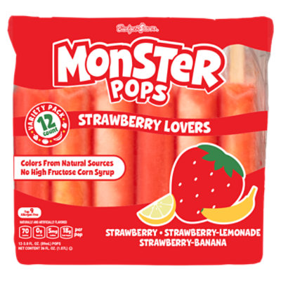 Budget Saver Strwbry Lvers Monster  Pop  36 Fz - 36 FZ