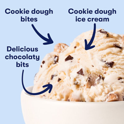 Tillamook Chocolate Chip Cookie Dough Ice Cream    Pint - PT - Image 2