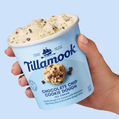Tillamook Chocolate Chip Cookie Dough Ice Cream    Pint - PT - Image 3
