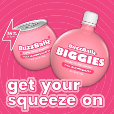 Buzzballz Chillers Pink Lemon Squeezy 187ml Wine - 187 ML - Image 4