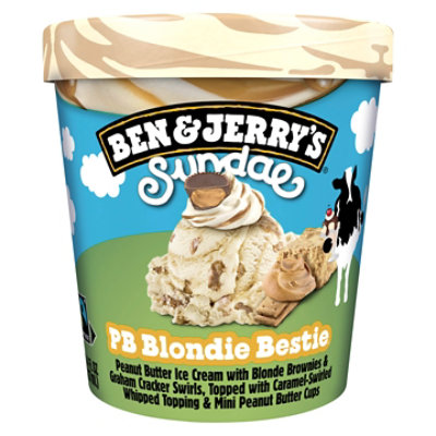 Ben & Jerry's Ice Cream Pb Blondie - 14.4 FZ - Image 3