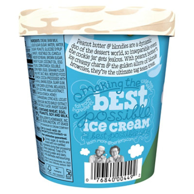 Ben & Jerry's Ice Cream Pb Blondie - 14.4 FZ - Image 8