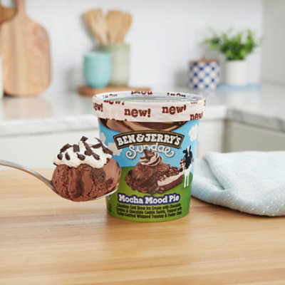 Ben & Jerry's Ice Cream Mocha Mood Pie 14.4 Fz - 14.4 FZ - Image 5