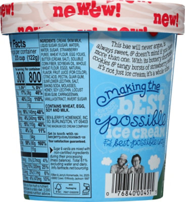 Ben & Jerry's Ice Cream Strawberry Shortcake 14.4 Fz - 14.4 FZ - Image 6