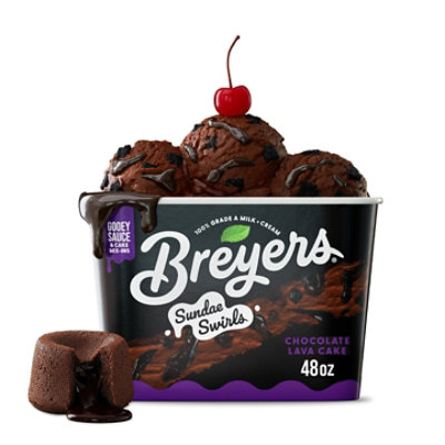 Breyers Ic Crm Chocolate Lava Cake    1.5 Qt - 1.5 QT - Image 1