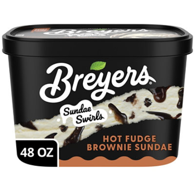 Breyers Ice Cream Hot Fudge Brownie Sundae 1.5 Qt - 1.5 QT - Image 2
