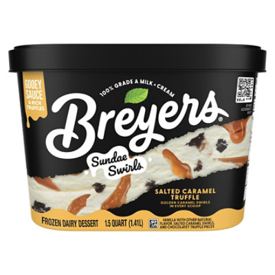 Breyers Ic Crm Salted Caramel Truffle    1.5 Qt - 1.5 QT - Image 6