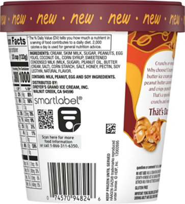 Haagen Dazs Peanut Butter Brittle - 14 FZ - Image 5