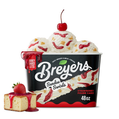 Breyers Strawberry Pound Cake Ice Cream 1.5qt - 1.5 QT