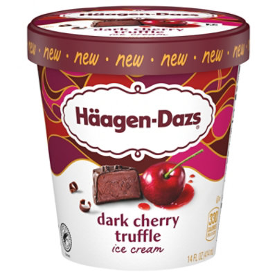 Haagen-dazs Cherry Dark Chocolate Truffle - 14 FZ - Image 2