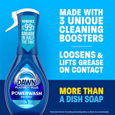 Dawn Platinum Plus Powerwash Dish Spray, Limited Edition, Tropical Blend - 16 Fl. Oz. - 16 FZ - Image 3