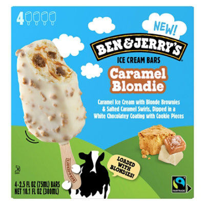 Ben & Jerry's Ice Cream Caramel Blondie 10.1 Fo - 10.1 FZ