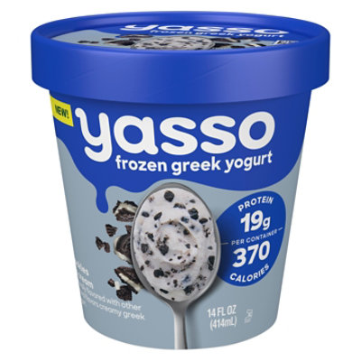 Yasso Cookies N Cream Greek Yogurt - 14 FZ - Image 3
