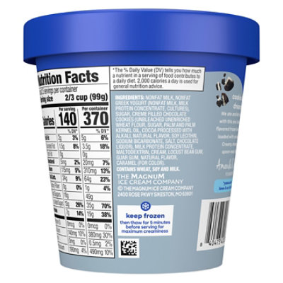 Yasso Cookies N Cream Greek Yogurt - 14 FZ - Image 6