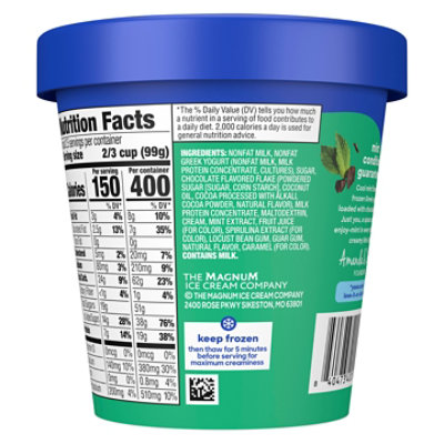 Yasso Mint Chocolate Chip Ice Cream 14fz - 14 FZ - Image 6