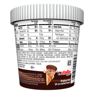 Ferrero Nutella Ice Cream 14 Fz - 14 FZ - Image 3