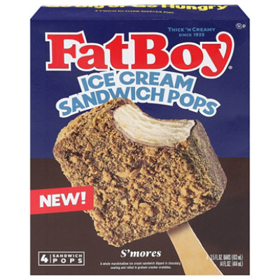 Fatboy S'more Ice Cream Sandwich Pop 4-3.5 Fz - 4-3.5 FZ - Image 2