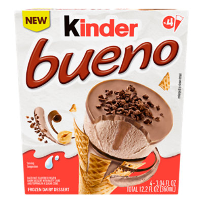 Kinder Classic Hazelnut Cones  6 Count 12 Fz - 12 FZ - Image 1