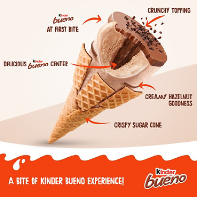 Kinder Classic Hazelnut Cones  6 Count 12 Fz - 12 FZ - Image 2