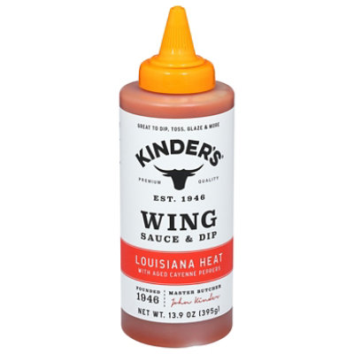 Kinder's Louisiana Wing Sauce 13.9oz - 13.9 OZ - Image 1
