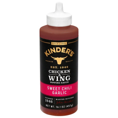 Kinder's Sweet Chili Garlic Gold Label Chicken & Wing Dipping Sauce 16.1oz - 16.1 OZ - Image 1