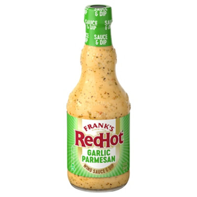 Frank's Redhot Garlic Parmesan Wing Sauce, 12.0 Fl Oz - 12 FZ - Image 2