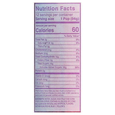 Budget Saver Berry Twist Monster Pops - 12 Count - Image 3