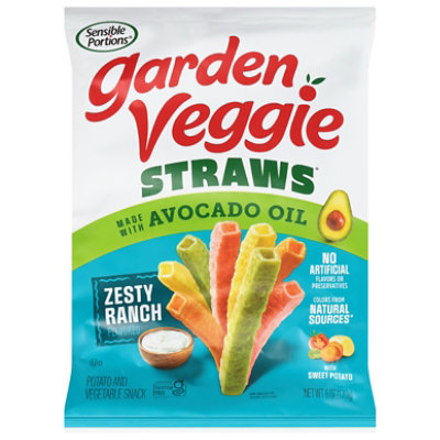 Sensible Portions Straw Veg Avo Zsty Ranch - 6 OZ - Image 2