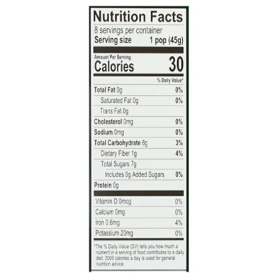 Luigi's Water Ice Sticks Blueberry Lemon, 8 Count, 12 Fz - 12 FZ - Image 3