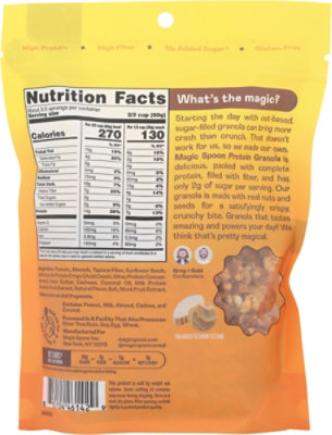 Magic Spoon Peanut Butter Grain Free High Fiber Protein Granola Snack - 8 Oz - Image 5