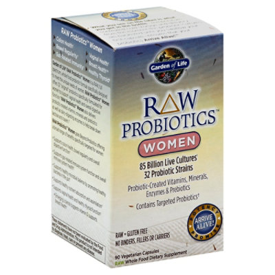 Garden Of Life- Raw Probiotics Women 50 & Wiser - 90 CT - Image 1