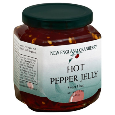 New England Cranberry Hot Pepper Jelly - 12 OZ - Image 1