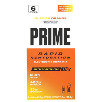 Prime Rapid Rehydration Glacier Orange - 6 CT - Image 2