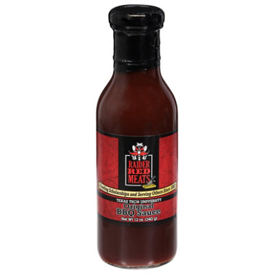 Raider Red Meats Original Barbecue Sauce - 12 OZ - Image 2