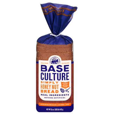 Base Culture Bread Honey Nut - 15 OZ - Image 1