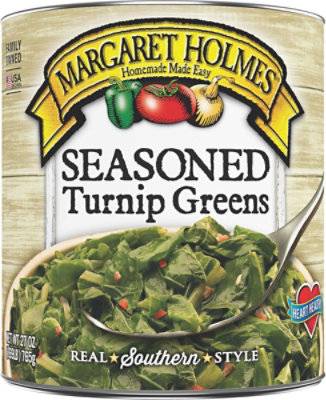 Margaret Holmes Seasoned Turnip Greens Can - 27 Oz - Image 2
