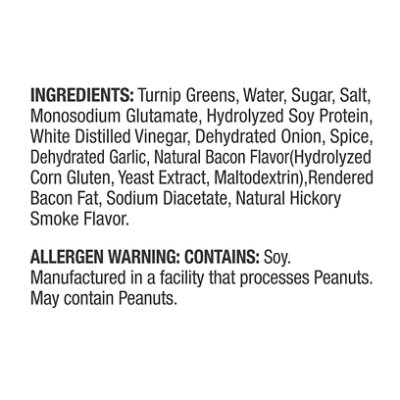 Margaret Holmes Seasoned Turnip Greens Can - 27 Oz - Image 5