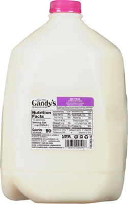 Gandy's Fat Free Milk - 128 Oz - Image 6
