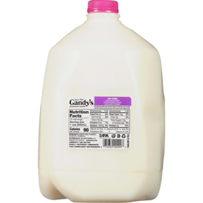 Gandy's Fat Free Milk - 128 Oz - Image 3