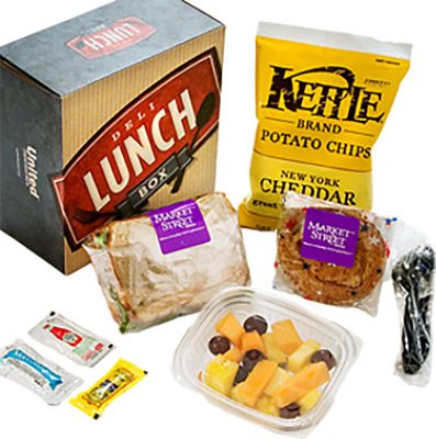 Market Street Carry Out Catering Tuna Sandwich Lunch Box - Image 1