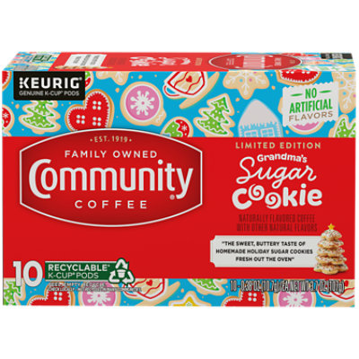 Community Coffee Pod Sugar Cookie - 10 CT - Image 1