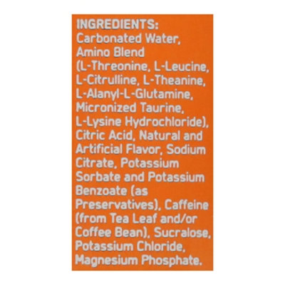 ON Amino Energy Peach Bellini Sparkling Hydration Drink - 12 Fl. Oz. - Image 4