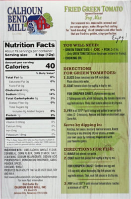 Calhoun Bend Mill Fried Green Tomato Crispy Fry Mix - 8 Oz - Image 5